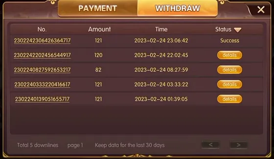 ty rummy withdrawal proof